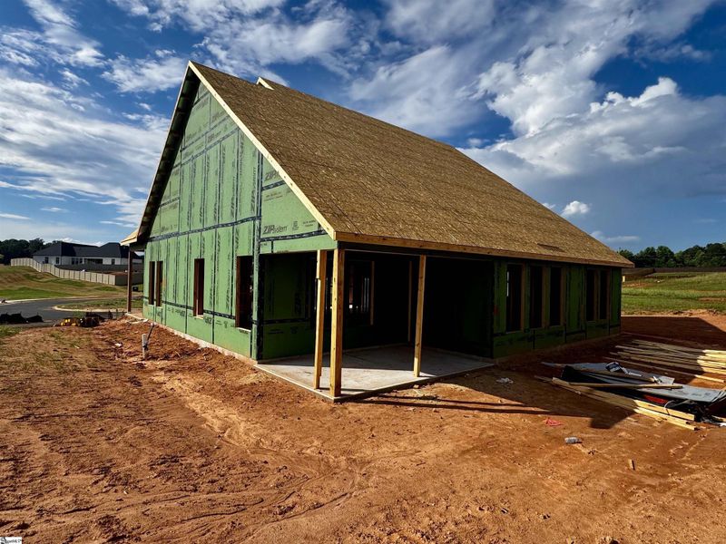Photo is of actual home in the process of being built. Photo is of actual home in the process of being built.