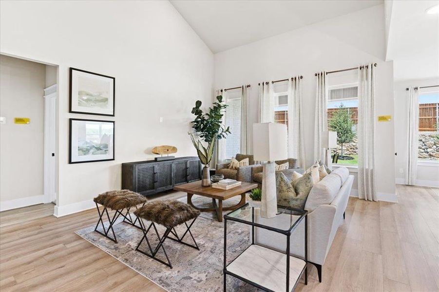 Furnished interior view inside a new home in , Providence Village (Image 9).