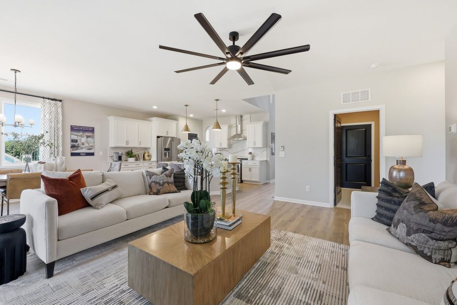 Representative furnished interior of a home built from the Biltmore by McKee Homes in Sandy Springs, Aberdeen (Image 3).