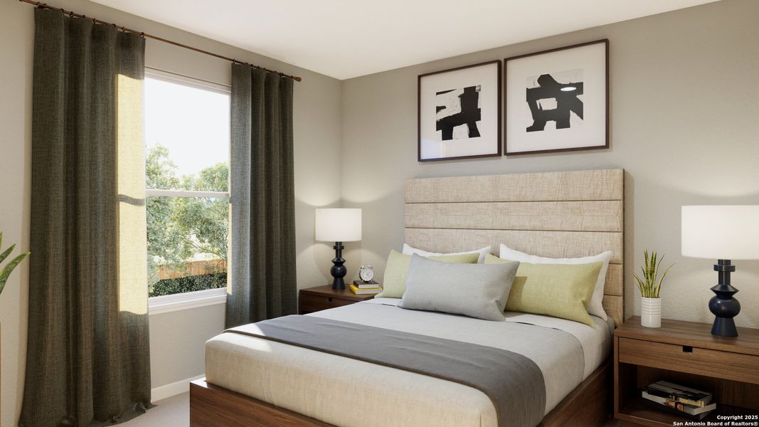 Furnished interior view inside a new home in Applewhite Meadows, San Antonio (Image 6).