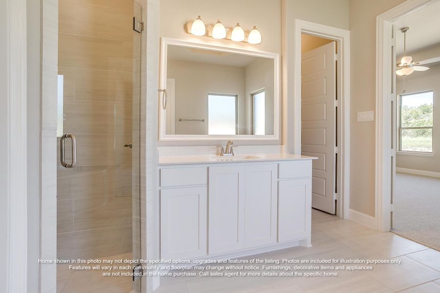 Furnished interior view inside a new home in Hightower Club, Waxahachie (Image 5).
