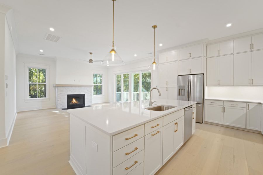 Furnished interior view inside a new home in , Charleston (Image 9).