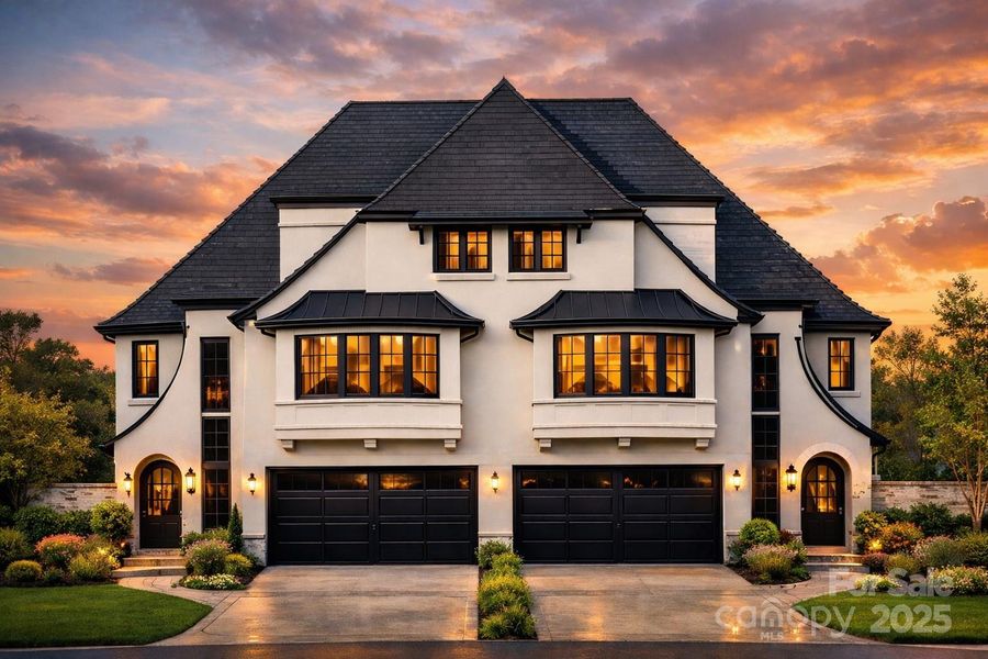 Front exterior of a new home in , Charlotte, NC, highlighting curb appeal (Image 1). Front exterior of a new home in , Charlotte, NC, highlighting curb appeal (Image 1).