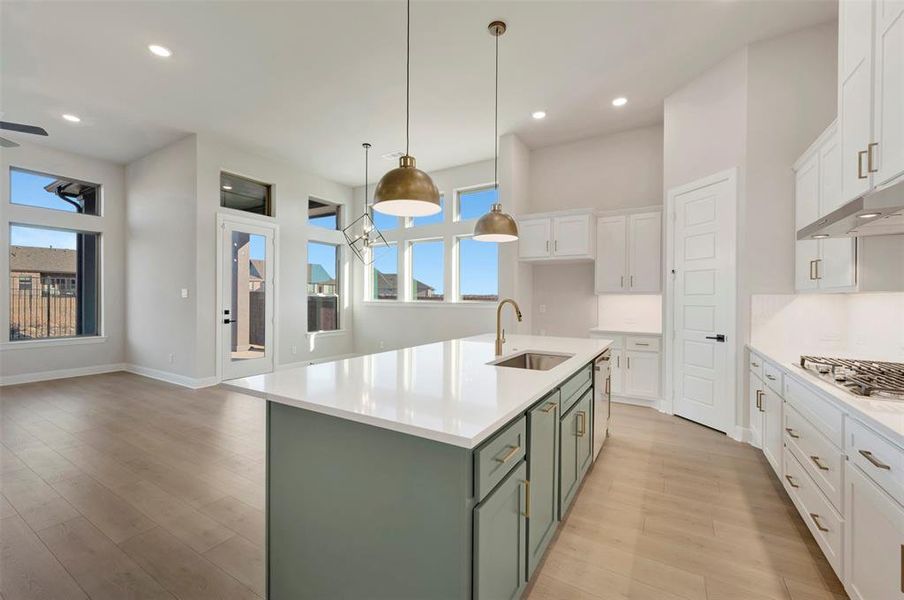 Furnished interior view inside a new home in Tavolo Park Cottages, Fort Worth (Image 9).