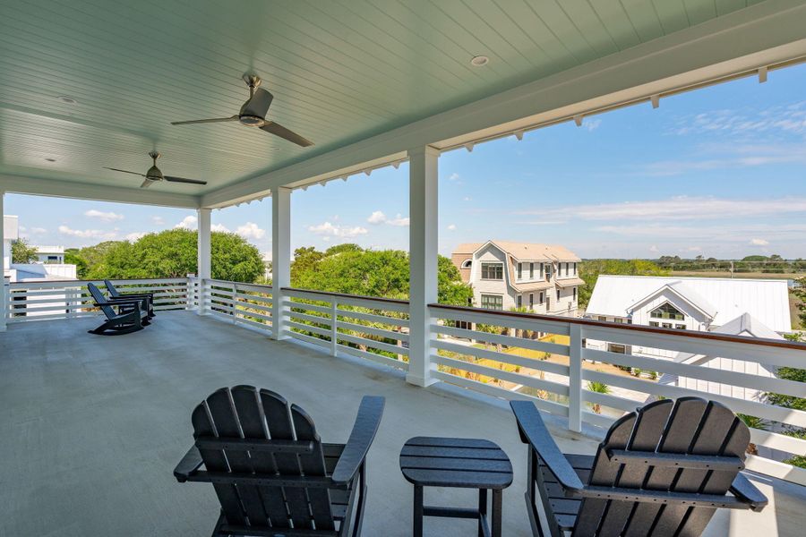 Exterior details and patio area of a home in , Isle Of Palms (Image 34).