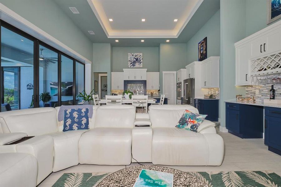 Furnished interior view inside a new home in , Punta Gorda (Image 32).