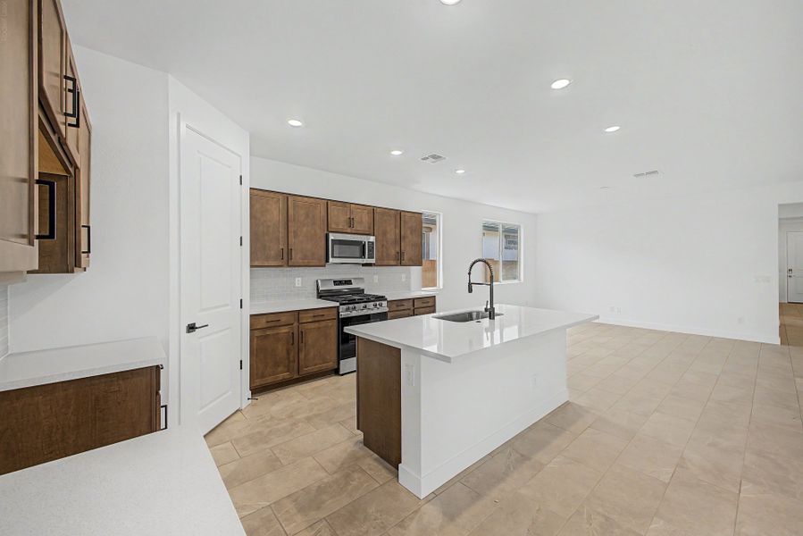 Furnished interior view inside a new home in Bella Vista Farms, San Tan Valley (Image 3).