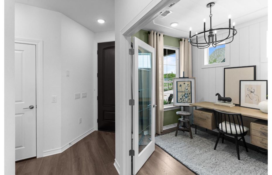 Furnished interior view inside a new home in Del Webb New Braunfels at Veramendi, New Braunfels (Image 22). Furnished interior view inside a new home in Del Webb New Braunfels at Veramendi, New Braunfels (Image 22).