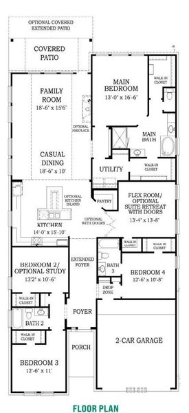 2D floor plan layout of this home in Cherrywood Estates, Tomball, TX (Image 5). 2D floor plan layout of this home in Cherrywood Estates, Tomball, TX (Image 5).