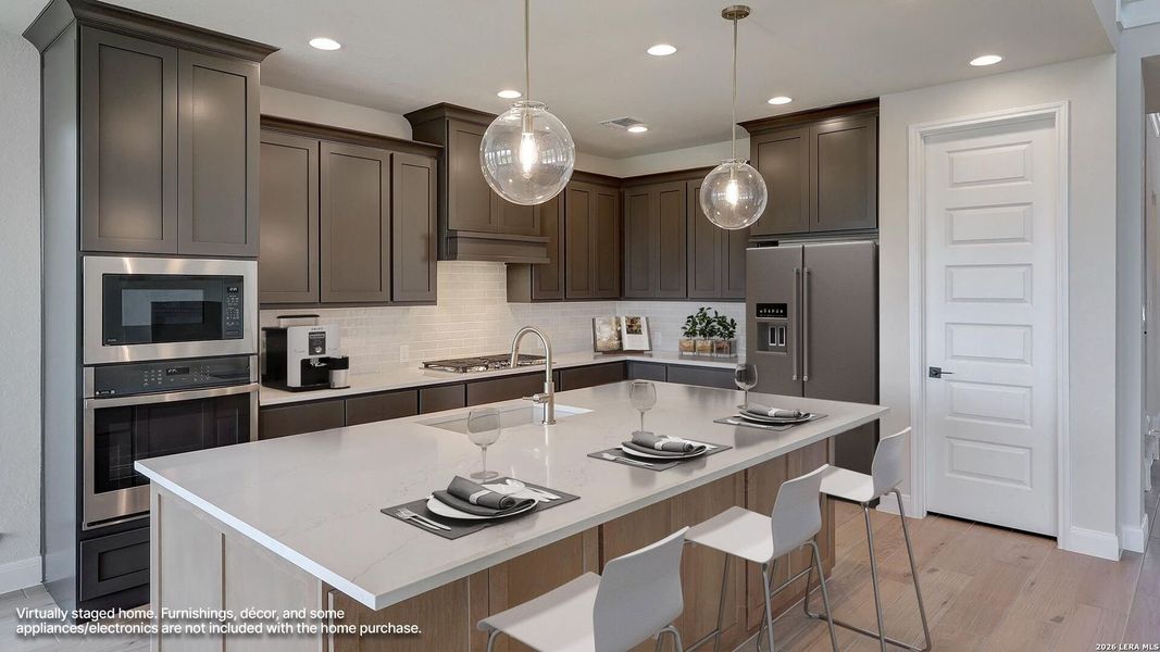 Furnished interior view inside a new home in Kallison Ranch, San Antonio (Image 7).