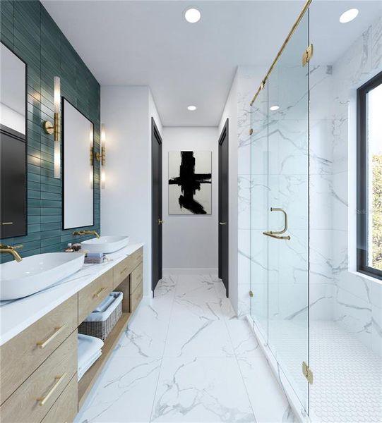 Furnished interior view inside a new home in , Tampa (Image 3).