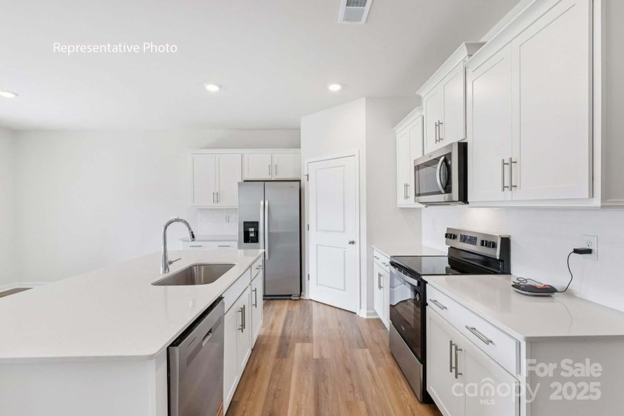 Furnished interior view inside a new home in Sonoma Hills, Charlotte (Image 2).