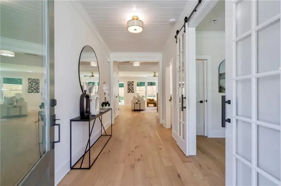 Furnished interior view inside a new home in , Atlanta (Image 21).