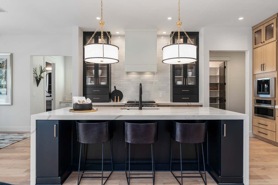 Representative furnished interior of a home built from the Kasie - Hidden Creek by MasterCraft Builder Group in SilverLeaf, St. Augustine (Image 25).
