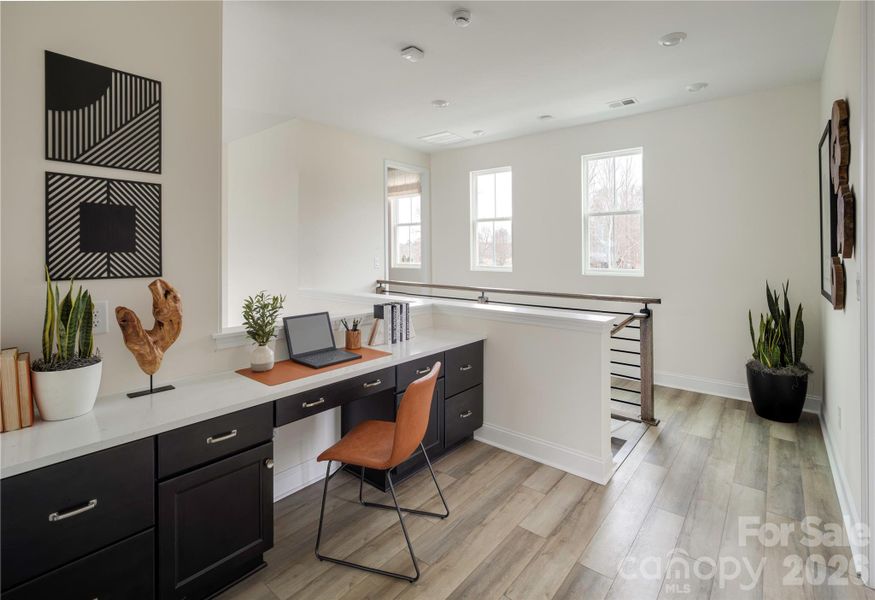 Furnished interior view inside a new home in Windell Woods, Tega Cay (Image 7).