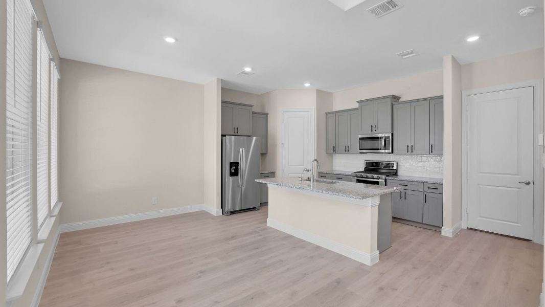 Furnished interior view inside a new home in The Avenue, Allen (Image 4).
