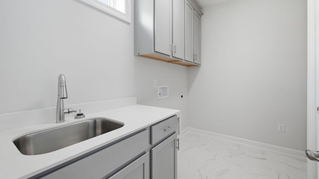 Close-up of interior finishes inside a home in The Courtyards at Oak Grove, Durham (Image 16).