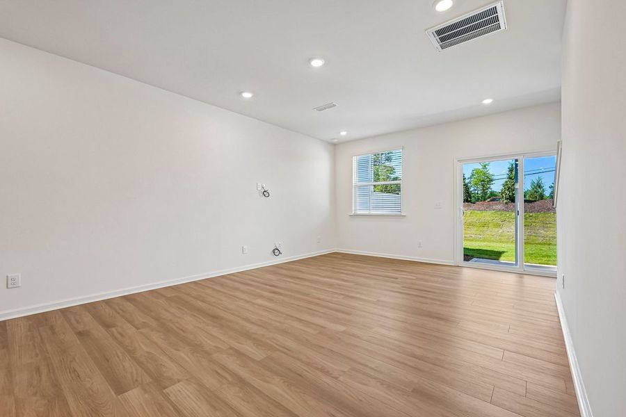 Spacious, unfurnished interior of a new home in Brooks Mill - Edge Series, Durham (Image 5). Spacious, unfurnished interior of a new home in Brooks Mill - Edge Series, Durham (Image 5).