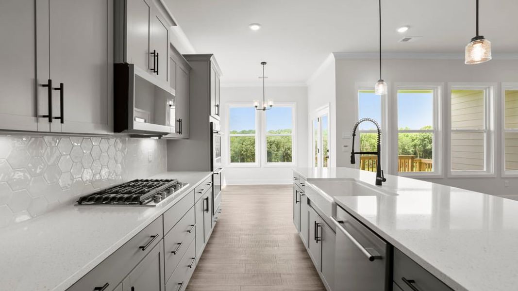 Furnished interior view inside a new home in Sunset Summits, Spartanburg (Image 10).