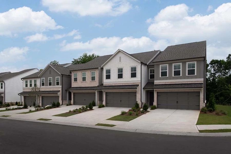 Eastlyn Crossing Townhome Streetscapes