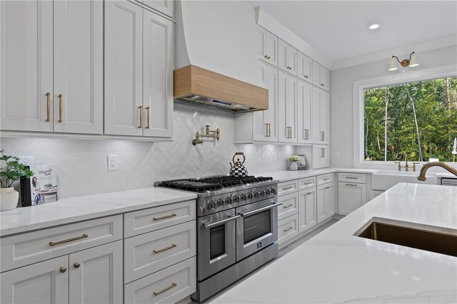 Furnished interior view inside a new home in , Dacula (Image 15).