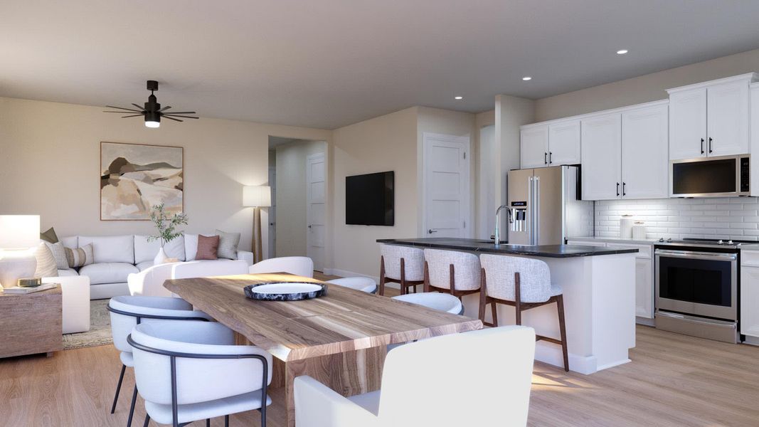 Dining Room | Willow at Harrell Oaks in Orlando, FL by Landsea Homes