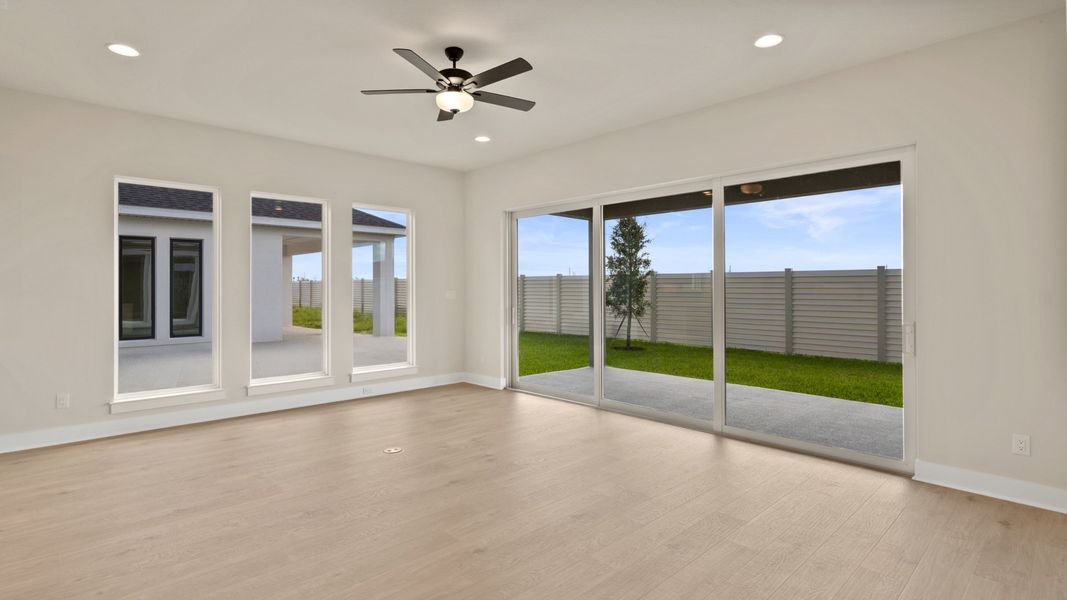 Spacious, unfurnished interior of a new home in Sanctuary at Seaire, Parrish (Image 12). Spacious, unfurnished interior of a new home in Sanctuary at Seaire, Parrish (Image 12).