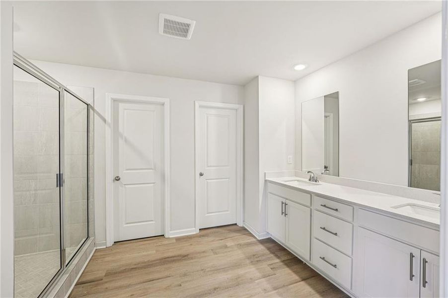 Furnished interior view inside a new home in Westmont Preserve, Powder Springs (Image 17).