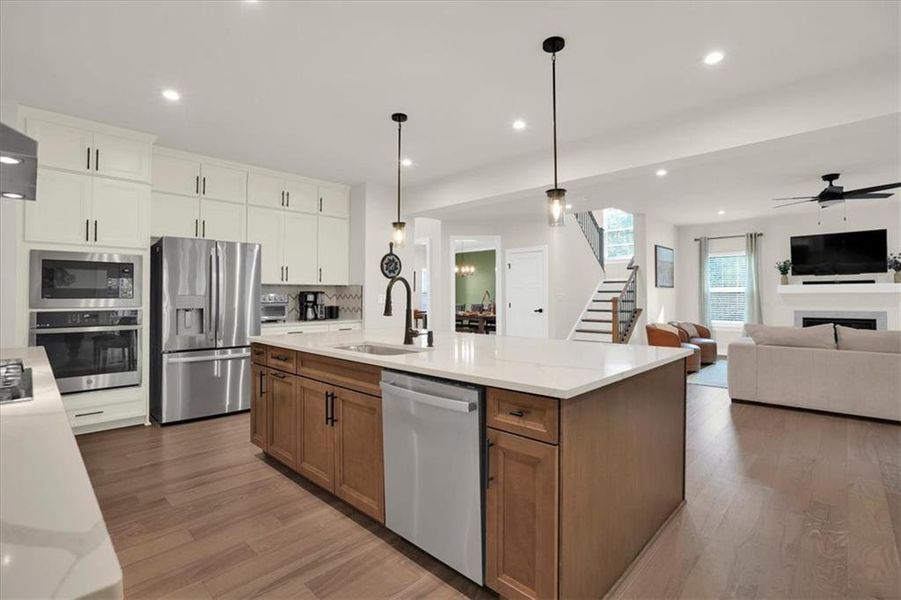 Furnished interior view inside a new home in , Fayetteville (Image 75).