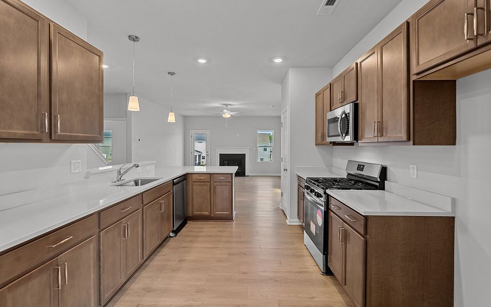 Furnished interior view inside a new home in Hanes Lake, Winston-Salem (Image 13). Furnished interior view inside a new home in Hanes Lake, Winston-Salem (Image 13).