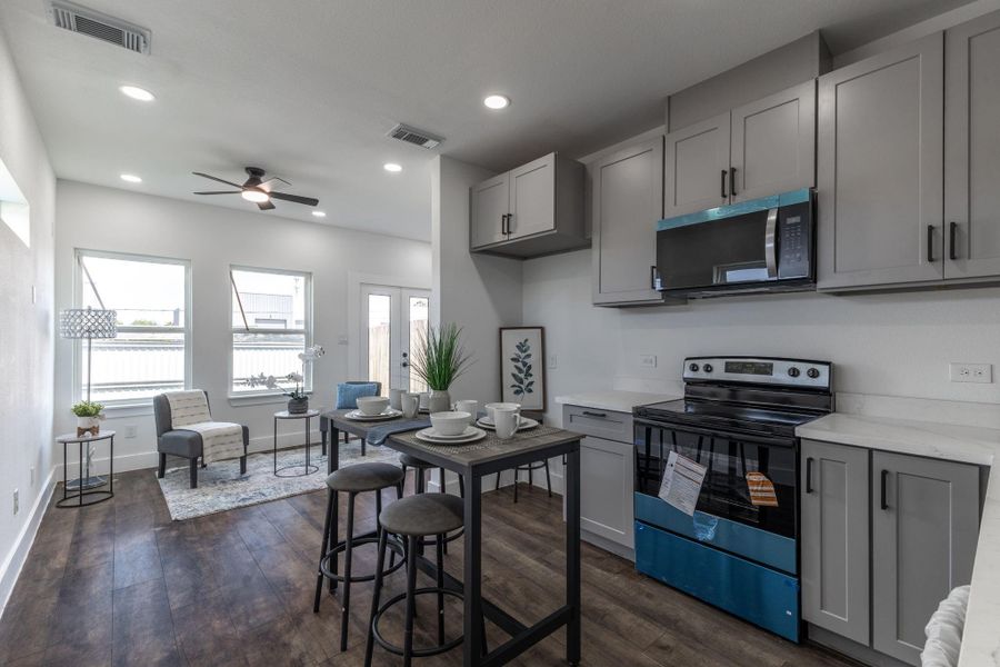 Furnished interior view inside a new home in , Spring (Image 11).