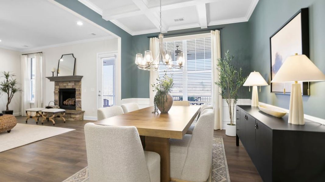 Representative furnished interior of a home built from the Pennington by D.R. Horton in Shadowood, Seneca (Image 8).