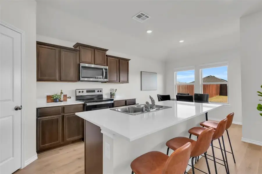Furnished interior view inside a new home in , Princeton (Image 7).