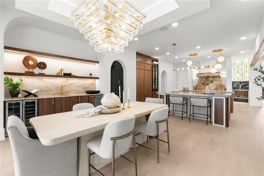Furnished interior view inside a new home in , Alpharetta (Image 68).