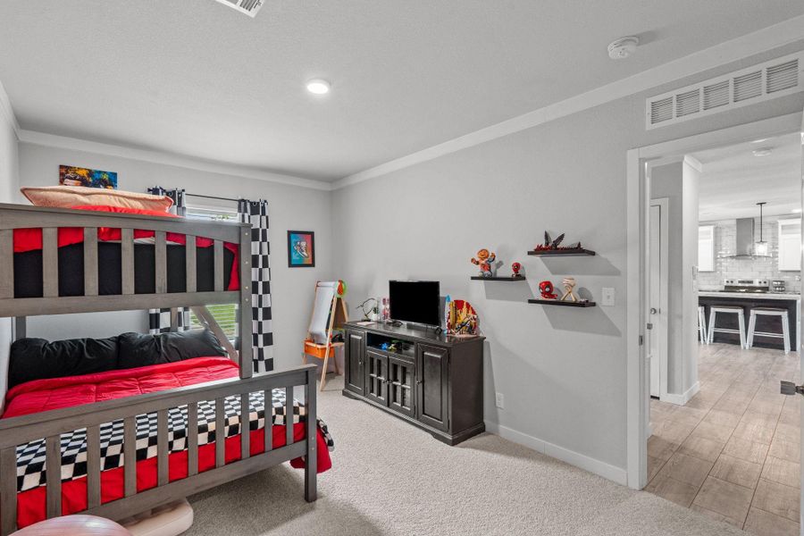 Furnished interior view inside a new home in , Santa Fe (Image 19).