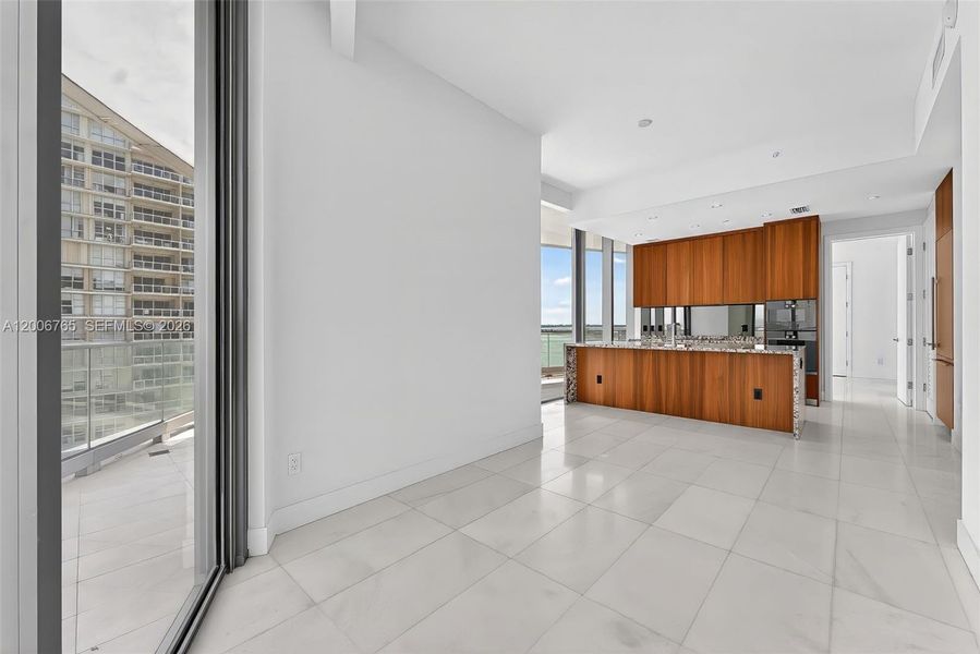 Furnished interior view inside a new home in , Miami (Image 9).