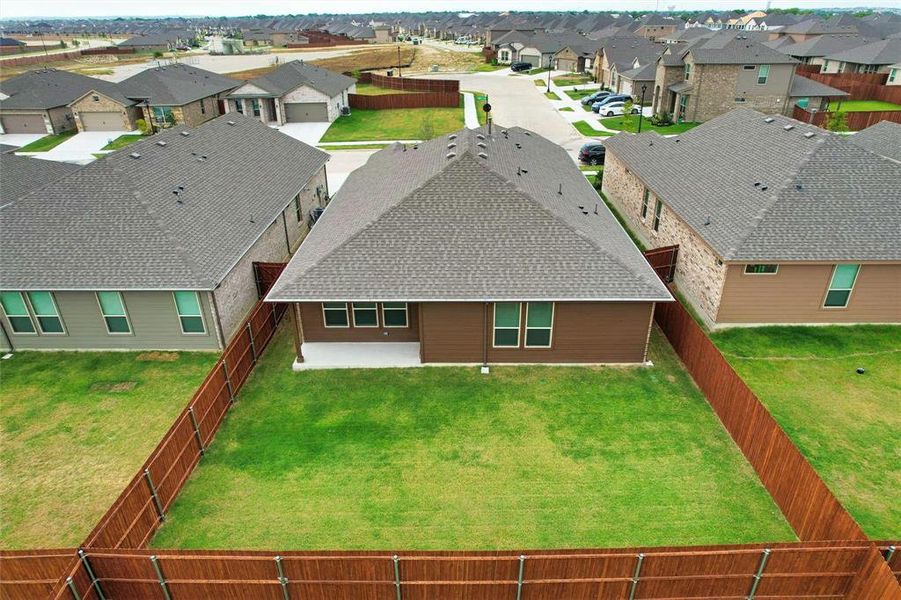 Exterior details and patio area of a home in , Haslet (Image 19). Exterior details and patio area of a home in , Haslet (Image 19).
