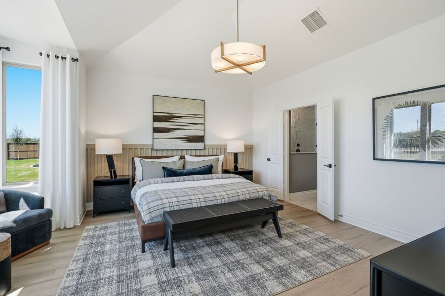 Representative furnished interior of a home built from the Rainier by Pulte Homes in Davis Ranch, San Antonio (Image 7).