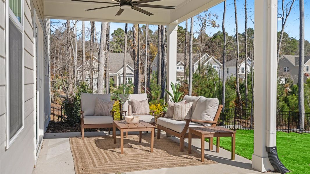 Representative furnished interior of a home built from the Wynwood by DRB Homes in Mason Glenn, Franklinton (Image 18).