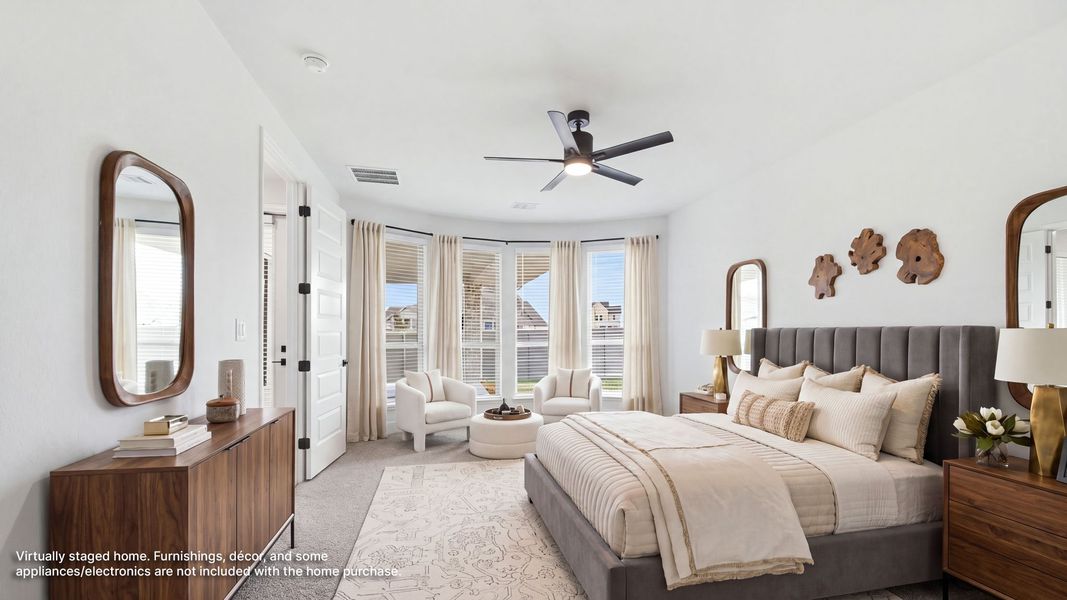 Furnished interior view inside a new home in Landmark, Denton (Image 8).