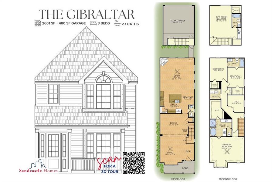 The versatile Gibraltar floor plan offers endless possibilities for how you want to live in your new home.