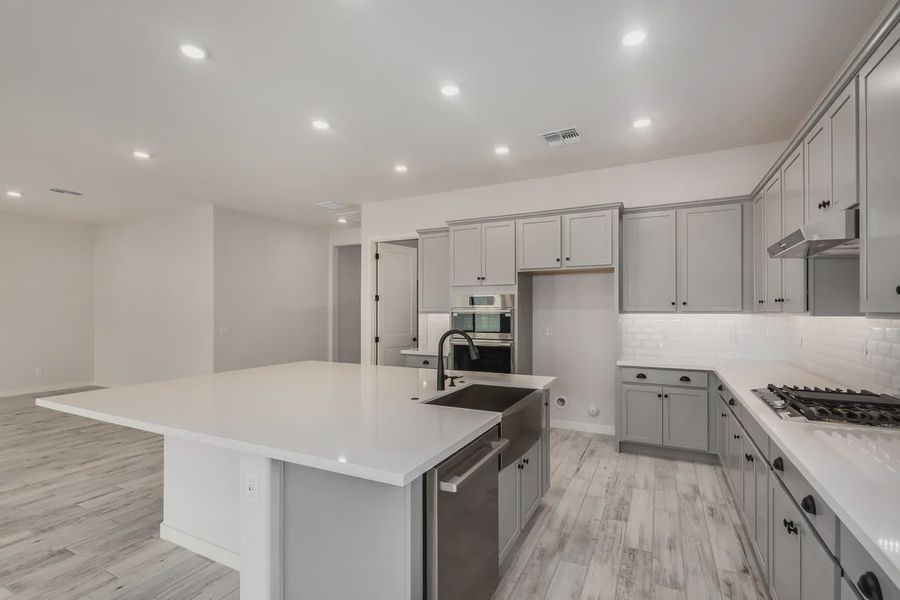 Furnished interior view inside a new home in Valencia at Granite Vista, Waddell (Image 9).
