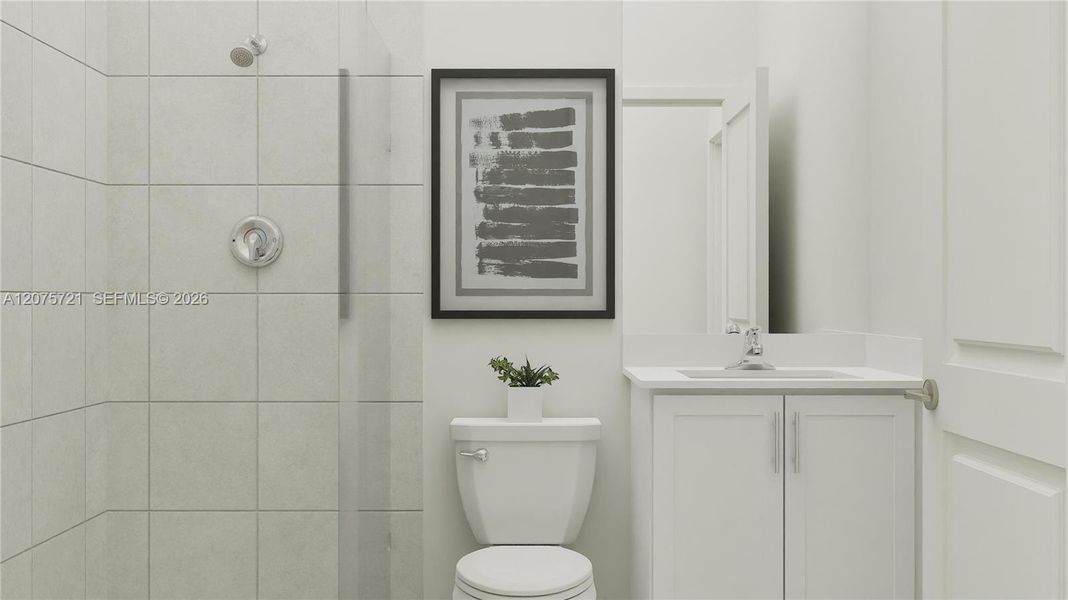 Furnished interior view inside a new home in Sunstone, Homestead (Image 15).