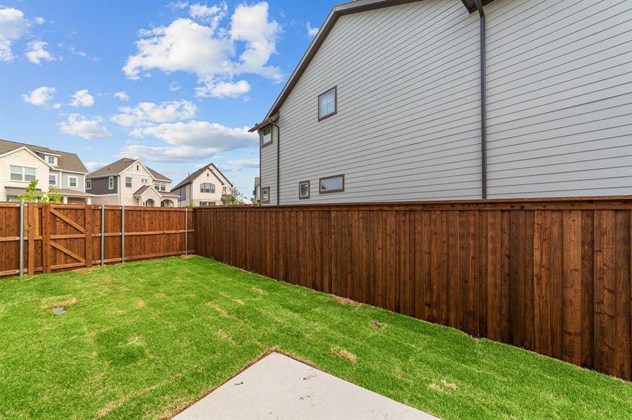 Front exterior of a new home in Walsh Cottage, Fort Worth, TX, highlighting curb appeal (Image 1). Front exterior of a new home in Walsh Cottage, Fort Worth, TX, highlighting curb appeal (Image 1).