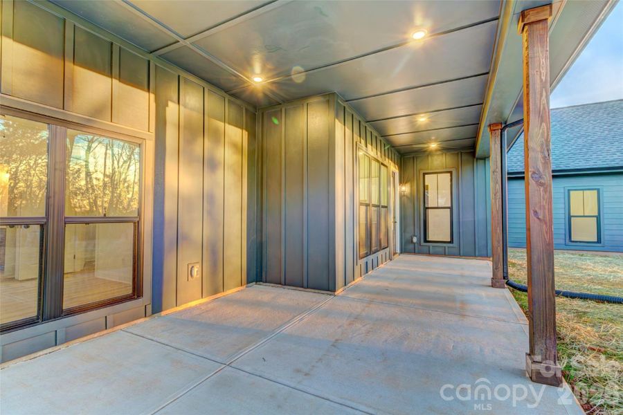 Exterior details and patio area of a home in , Cherryville (Image 26).