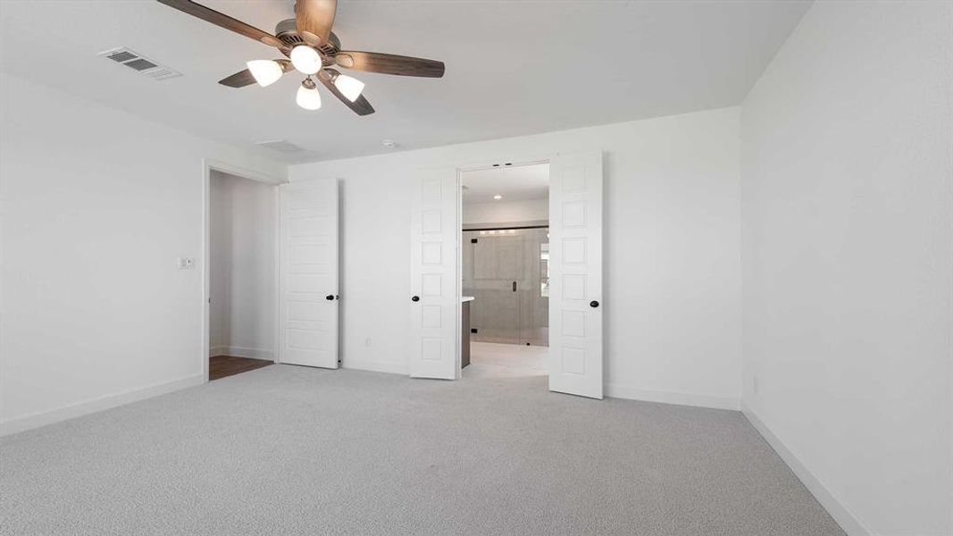 Spacious, unfurnished interior of a new home in The Heights At Uptown Celina 45', Celina (Image 14). Spacious, unfurnished interior of a new home in The Heights At Uptown Celina 45', Celina (Image 14).