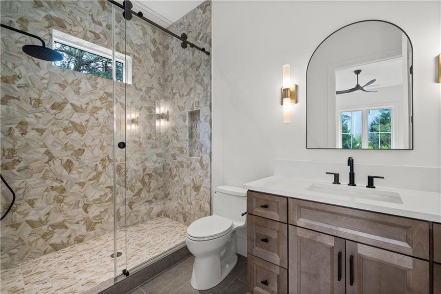 Furnished interior view inside a new home in , Marietta (Image 13).