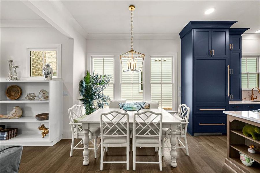 Furnished interior view inside a new home in , Milton (Image 12).