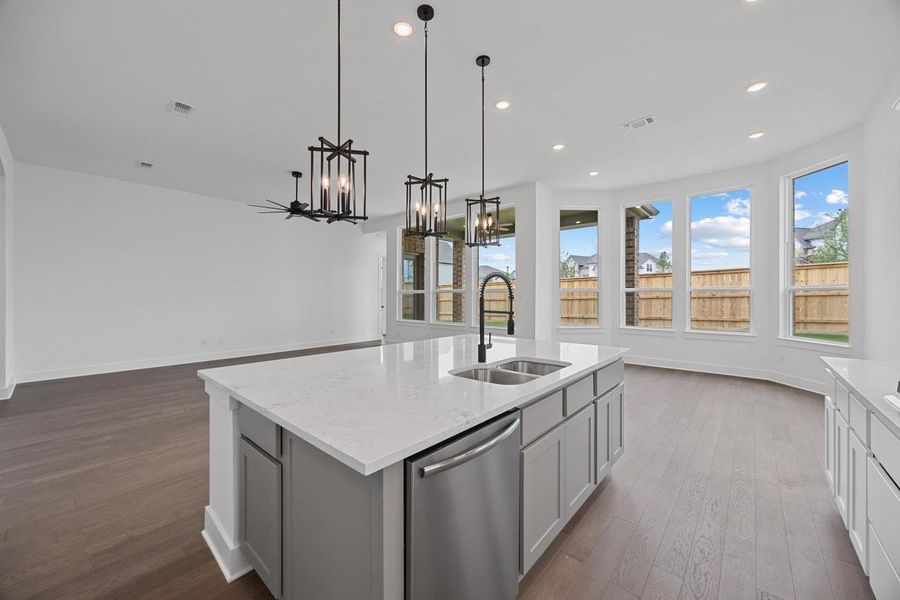 Furnished interior view inside a new home in Flora, Hutto (Image 4).