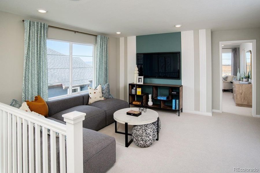 Furnished interior view inside a new home in Legato, Commerce City (Image 8).